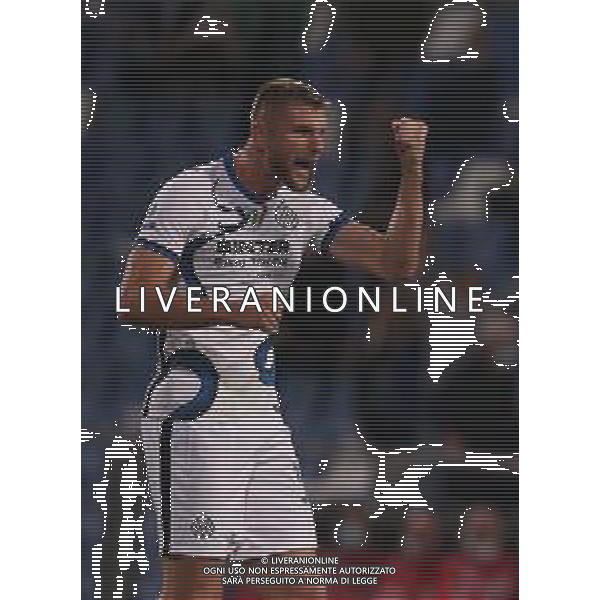 SASSUOLO - INTER CAMPIONATO CALCIO SERIE A TIM 02.10.2021 NELLA FOTO MILAN SKRINIAR (INTER) ESULTANZA ©SANTANDREA /AGENZIA ALDO LIVERANI SAS