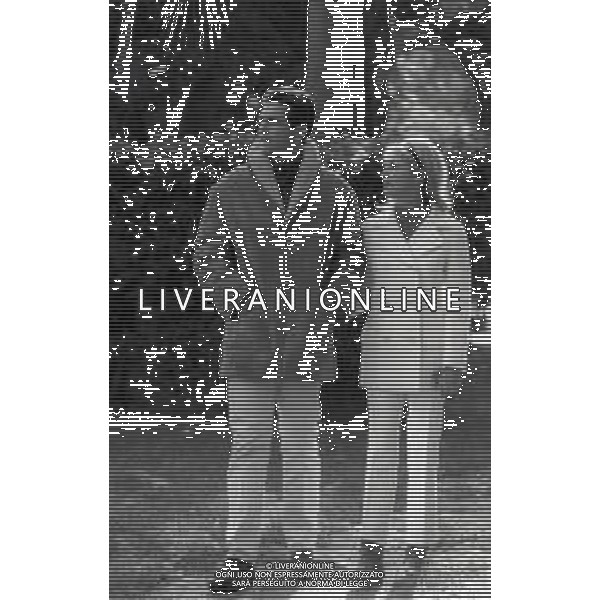 RETROSPETTIVA JANET LEIGH PSEUDONIMO JEANNET HELEN MORRISON ATTRICE NELLA FOTO JANET LEIGH A ROMA NELL\'ANNO 1966 CON IL QUARTO MARITO ROBERT BRANDT AG ALDO LIVERANI SAS