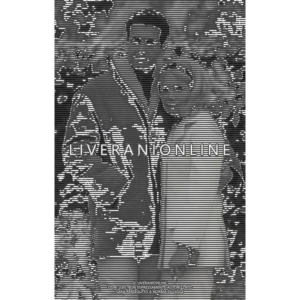RETROSPETTIVA JANET LEIGH PSEUDONIMO JEANNET HELEN MORRISON ATTRICE NELLA FOTO JANET LEIGH A ROMA NELL\'ANNO 1966 CON IL QUARTO MARITO ROBERT BRANDT AG ALDO LIVERANI SAS