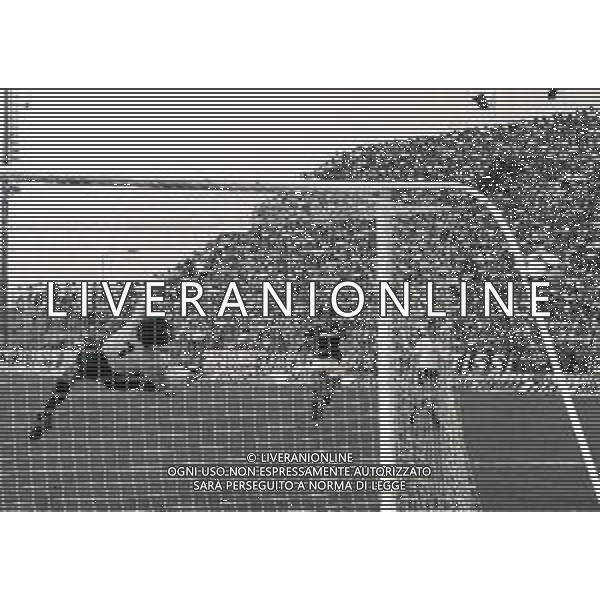20-09-1981 CESENA CAMPIONATO DI CALCIO SERIE A CESENA -ROMA 1-1 NELLA FOTO AZIONE DI GIOCO AG ALDO LIVERANI SAS