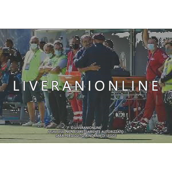 BOLOGNA - LAZIO CAMPIONATO CALCO SERIE A TIM 03.10.2021 NELLA FOTO SINISA MIHAJLOVIC ALLENATORE BOLOGNA E MAURIZIO SARRI ©VILLANI/AGENZIA ALDO LIVERANI SAS