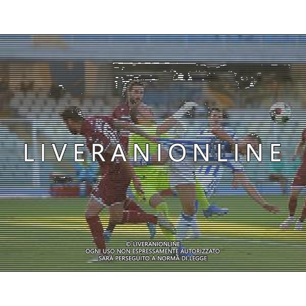 PESCARA - REGGIANA CAMPIONATO CALCIO SERIE C LEGA PRO 03.10.2021 NELLA FOTO LUCA ZAMPARO E MICHAEL DE MARCHI E GIACOMO VENTURI INFORTUNATO ©SANTANDREA/AGENZIA ALDO LIVERANI SAS
