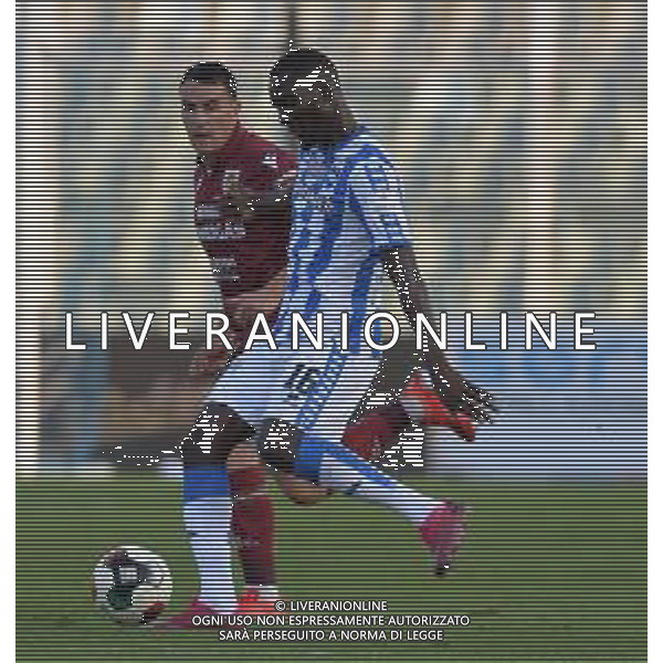 PESCARA - REGGIANA CAMPIONATO CALCIO SERIE C LEGA PRO 03.10.2021 NELLA FOTO LUCA CIGARINI E DIAMBO AMADOU ©SANTANDREA/AGENZIA ALDO LIVERANI SAS
