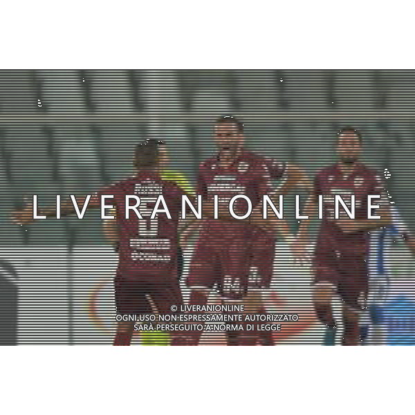 PESCARA - REGGIANA CAMPIONATO CALCIO SERIE C LEGA PRO 03.10.2021 NELLA FOTO ESULTANZA DOPO IL GOL DI ERIC LANINI ©SANTANDREA/AGENZIA ALDO LIVERANI SAS
