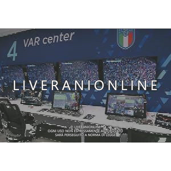 ¬© TVRG presentazione Centro VAR Lissone (MB) 04-10-2021 Conferenza stampa di presentazione del Centro VAR presso l\'IBC International Broadcast Centre della Lega Serie A di via Giacomo Zanella 20 foto Roberto Garavaglia/ag. Aldo Liverani sas/AGENZIA ALDO LIVERANI SAS