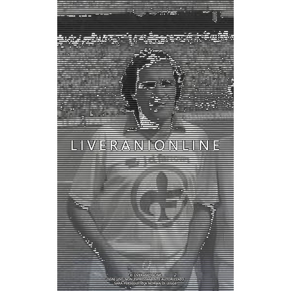 RETROSPETTIVA ANTONELLO CUCCUREDDU CALCIATORE NELLA FOTO ANTONELLO CUCCUREDDU CON LA MAGLIA DELLA FIORENTINA CALCIO AG ALDO LIVERANI SAS