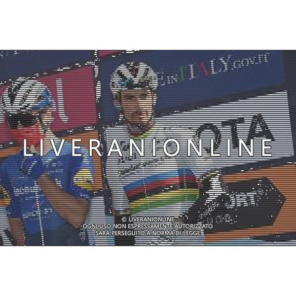 06-10-2021 Milano - Torino; 2021, Deceuninck - Quick Step; Alaphilippe, Julian; Magenta; ©SIROTTI/AG. ALDO LIVERANI SAS