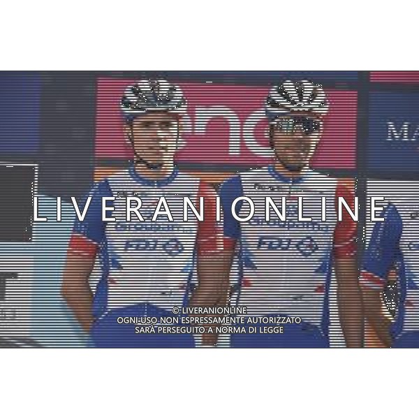 06-10-2021 Milano - Torino; 2021, Groupama - Fdj; Gaudu, David; Pinot, Thibaut; Magenta; ©SIROTTI/AG. ALDO LIVERANI SAS