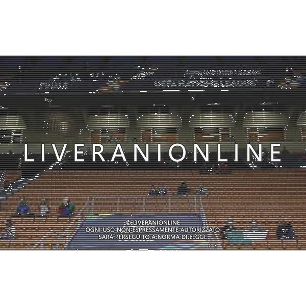 UEFA NATIONS LEAGUE 2021 gara semifinale ITALIA - SPAGNA del 06/10/2021 - nella foto: allestimenti sugli spalti a san siro ©Claudio Zamagni/Agenzia Aldo Liverani s.a.s. during European UEFA Nations League 2021 semifinal soccer match between Italy and Spain at san Siro Stadium in Milan on October 06 2021 photo credit by Claudio Zamagni/Aldo Liverani Photo Agency/AGENZIA ALDO LIVERANI SAS