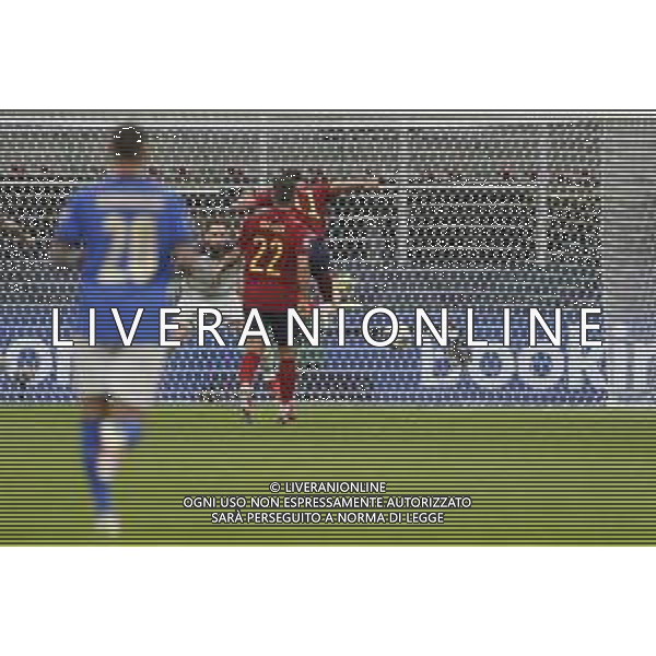 UEFA NATIONS LEAGUE 2021 gara semifinale ITALIA - SPAGNA del 06/10/2021 - nella foto: goal Ferran Torres (Spain) ©Claudio Zamagni/Agenzia Aldo Liverani s.a.s. during European UEFA Nations League 2021 semifinal soccer match between Italy and Spain at san Siro Stadium in Milan on October 06 2021 photo credit by Claudio Zamagni/Aldo Liverani Photo Agency/AGENZIA ALDO LIVERANI SAS