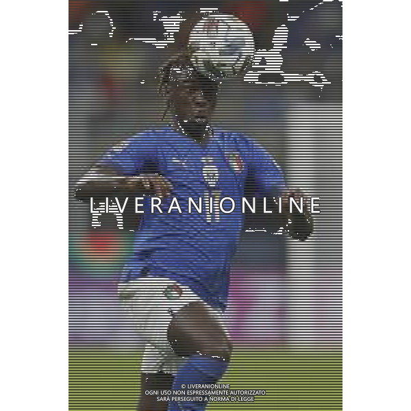 UEFA NATIONS LEAGUE 2021 gara semifinale ITALIA - SPAGNA del 06/10/2021 - nella foto: Moise Kean (Italy) ©Claudio Zamagni/Agenzia Aldo Liverani s.a.s. during European UEFA Nations League 2021 semifinal soccer match between Italy and Spain at san Siro Stadium in Milan on October 06 2021 photo credit by Claudio Zamagni/Aldo Liverani Photo Agency/AGENZIA ALDO LIVERANI SAS