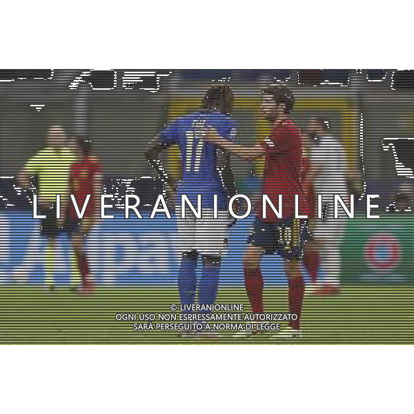 UEFA NATIONS LEAGUE 2021 gara semifinale ITALIA - SPAGNA del 06/10/2021 - nella foto: delusione Moise Kean (Italy) a fine gara ©Claudio Zamagni/Agenzia Aldo Liverani s.a.s. during European UEFA Nations League 2021 semifinal soccer match between Italy and Spain at san Siro Stadium in Milan on October 06 2021 photo credit by Claudio Zamagni/Aldo Liverani Photo Agency/AGENZIA ALDO LIVERANI SAS