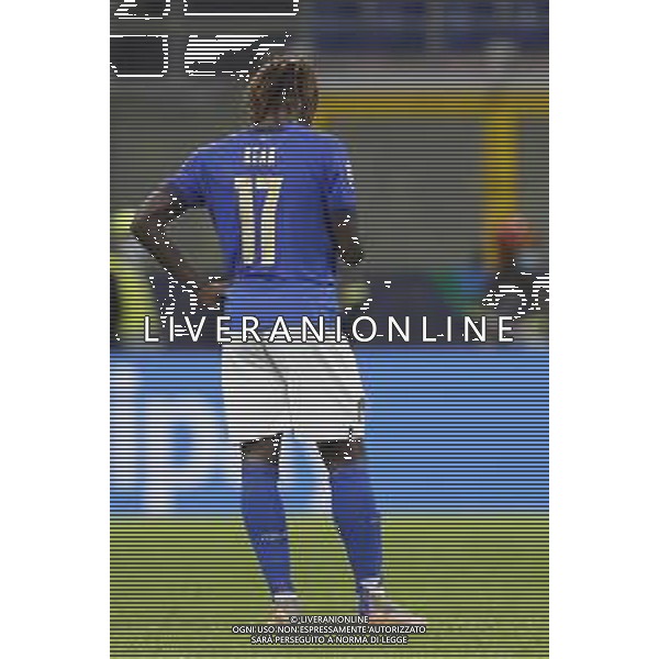 UEFA NATIONS LEAGUE 2021 gara semifinale ITALIA - SPAGNA del 06/10/2021 - nella foto: delusione Moise Kean (Italy) a fine gara ©Claudio Zamagni/Agenzia Aldo Liverani s.a.s. during European UEFA Nations League 2021 semifinal soccer match between Italy and Spain at san Siro Stadium in Milan on October 06 2021 photo credit by Claudio Zamagni/Aldo Liverani Photo Agency/AGENZIA ALDO LIVERANI SAS