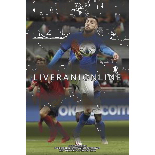 UEFA NATIONS LEAGUE 2021 gara semifinale ITALIA - SPAGNA del 06/10/2021 - nella foto: Lorenzo Pellegrini (Italy) ©Claudio Zamagni/Agenzia Aldo Liverani s.a.s. during European UEFA Nations League 2021 semifinal soccer match between Italy and Spain at san Siro Stadium in Milan on October 06 2021 photo credit by Claudio Zamagni/Aldo Liverani Photo Agency/AGENZIA ALDO LIVERANI SAS