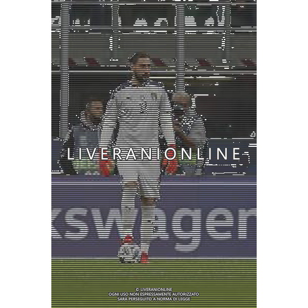 UEFA NATIONS LEAGUE 2021 gara semifinale ITALIA - SPAGNA del 06/10/2021 - nella foto: Gianluigi Donnarumma (Italy) ©Claudio Zamagni/Agenzia Aldo Liverani s.a.s. Gianluigi Donnarumma (Italy) during European UEFA Nations League 2021 semifinal soccer match between Italy and Spain at san Siro Stadium in Milan on October 06 2021 photo credit by Claudio Zamagni/Aldo Liverani Photo Agency