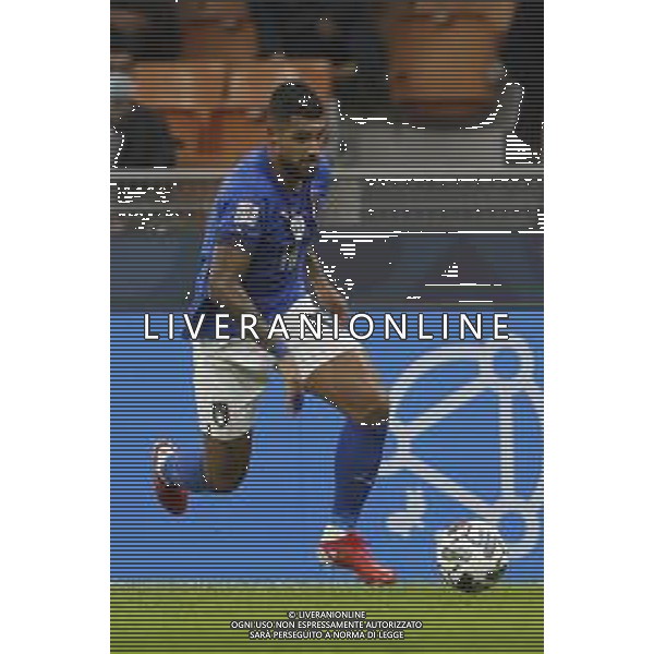 UEFA NATIONS LEAGUE 2021 gara semifinale ITALIA - SPAGNA del 06/10/2021 - nella foto: Emerson Palmieri (Italy) ©Claudio Zamagni/Agenzia Aldo Liverani s.a.s. Emerson Palmieri (Italy) during European UEFA Nations League 2021 semifinal soccer match between Italy and Spain at san Siro Stadium in Milan on October 06 2021 photo credit by Claudio Zamagni/Aldo Liverani Photo Agency