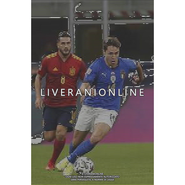 UEFA NATIONS LEAGUE 2021 gara semifinale ITALIA - SPAGNA del 06/10/2021 - nella foto: ©Claudio Zamagni/Agenzia Aldo Liverani s.a.s. during European UEFA Nations League 2021 semifinal soccer match between Italy and Spain at san Siro Stadium in Milan on October 06 2021 photo credit by Claudio Zamagni/Aldo Liverani Photo Agency