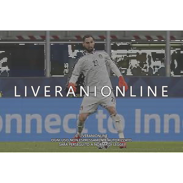 UEFA NATIONS LEAGUE 2021 gara semifinale ITALIA - SPAGNA del 06/10/2021 - nella foto: Gianluigi Donnarumma (Italy) ©Claudio Zamagni/Agenzia Aldo Liverani s.a.s. Gianluigi Donnarumma (Italy) during European UEFA Nations League 2021 semifinal soccer match between Italy and Spain at san Siro Stadium in Milan on October 06 2021 photo credit by Claudio Zamagni/Aldo Liverani Photo Agency