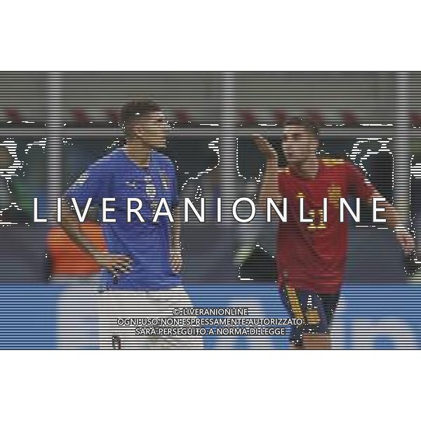 UEFA NATIONS LEAGUE 2021 gara semifinale ITALIA - SPAGNA del 06/10/2021 - nella foto: delusione Giovanni Di Lorenzo (Italy) ©Claudio Zamagni/Agenzia Aldo Liverani s.a.s. during European UEFA Nations League 2021 semifinal soccer match between Italy and Spain at san Siro Stadium in Milan on October 06 2021 photo credit by Claudio Zamagni/Aldo Liverani Photo Agency
