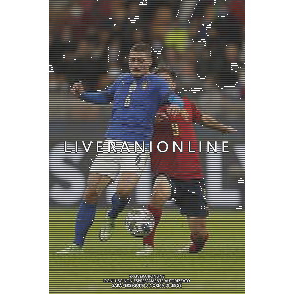 UEFA NATIONS LEAGUE 2021 gara semifinale ITALIA - SPAGNA del 06/10/2021 - nella foto: Marco Verratti (Italy) ©Claudio Zamagni/Agenzia Aldo Liverani s.a.s. Marco Verratti (Italy)during European UEFA Nations League 2021 semifinal soccer match between Italy and Spain at san Siro Stadium in Milan on October 06 2021 photo credit by Claudio Zamagni/Aldo Liverani Photo Agency