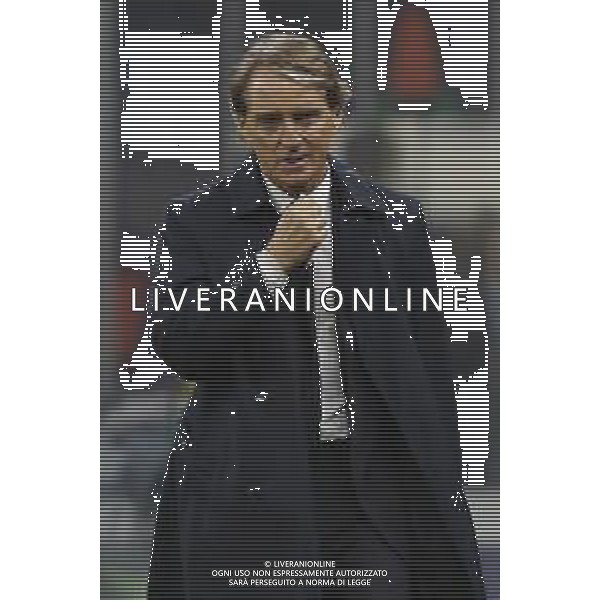 UEFA NATIONS LEAGUE 2021 gara semifinale ITALIA - SPAGNA del 06/10/2021 - nella foto: Roberto Mancini Coach (Italy) ©Claudio Zamagni/Agenzia Aldo Liverani s.a.s. Roberto Mancini Coach (Italy) during European UEFA Nations League 2021 semifinal soccer match between Italy and Spain at san Siro Stadium in Milan on October 06 2021 photo credit by Claudio Zamagni/Aldo Liverani Photo Agency