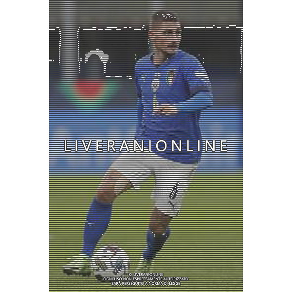 UEFA NATIONS LEAGUE 2021 gara semifinale ITALIA - SPAGNA del 06/10/2021 - nella foto: Marco Verratti (Italy) ©Claudio Zamagni/Agenzia Aldo Liverani s.a.s. Marco Verratti (Italy) during European UEFA Nations League 2021 semifinal soccer match between Italy and Spain at san Siro Stadium in Milan on October 06 2021 photo credit by Claudio Zamagni/Aldo Liverani Photo Agency