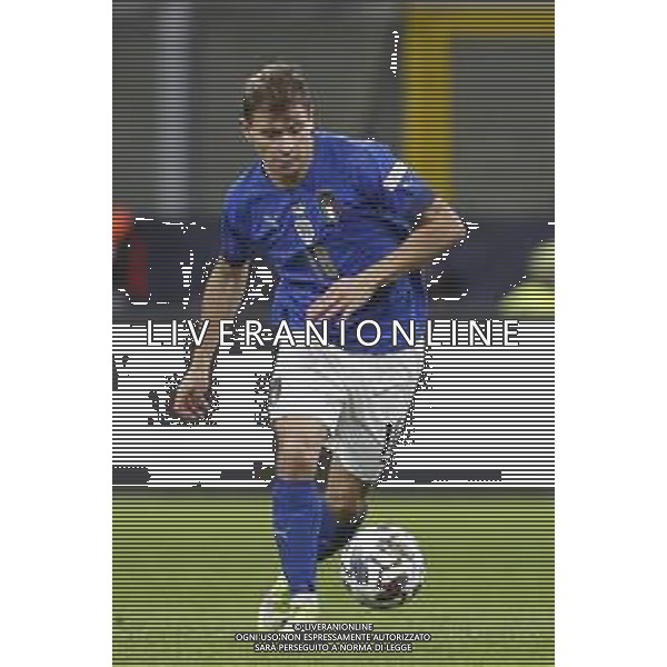 UEFA NATIONS LEAGUE 2021 gara semifinale ITALIA - SPAGNA del 06/10/2021 - nella foto: Nicolo Barella (Italy) ©Claudio Zamagni/Agenzia Aldo Liverani s.a.s. during European UEFA Nations League 2021 semifinal soccer match between Italy and Spain at san Siro Stadium in Milan on October 06 2021 photo credit by Claudio Zamagni/Aldo Liverani Photo Agency