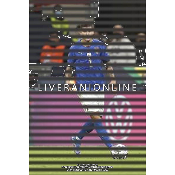 UEFA NATIONS LEAGUE 2021 gara semifinale ITALIA - SPAGNA del 06/10/2021 - nella foto: Giovanni Di Lorenzo (Italy) ©Claudio Zamagni/Agenzia Aldo Liverani s.a.s. Giovanni Di Lorenzo (Italy)during European UEFA Nations League 2021 semifinal soccer match between Italy and Spain at san Siro Stadium in Milan on October 06 2021 photo credit by Claudio Zamagni/Aldo Liverani Photo Agency