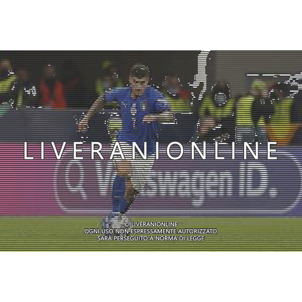 UEFA NATIONS LEAGUE 2021 gara semifinale ITALIA - SPAGNA del 06/10/2021 - nella foto: Giovanni Di Lorenzo (Italy) ©Claudio Zamagni/Agenzia Aldo Liverani s.a.s. Giovanni Di Lorenzo (Italy)during European UEFA Nations League 2021 semifinal soccer match between Italy and Spain at san Siro Stadium in Milan on October 06 2021 photo credit by Claudio Zamagni/Aldo Liverani Photo Agency