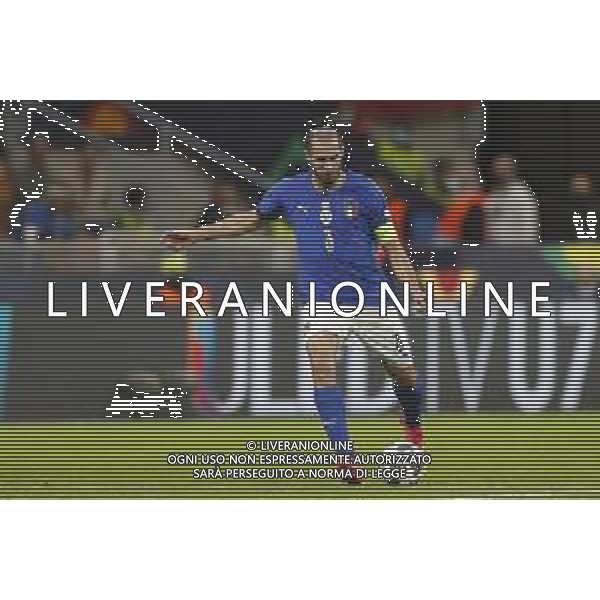 UEFA NATIONS LEAGUE 2021 gara semifinale ITALIA - SPAGNA del 06/10/2021 - nella foto: Giorgio Chiellini (Italy) ©Claudio Zamagni/Agenzia Aldo Liverani s.a.s. during European UEFA Nations League 2021 semifinal soccer match between Italy and Spain at san Siro Stadium in Milan on October 06 2021 photo credit by Claudio Zamagni/Aldo Liverani Photo Agency