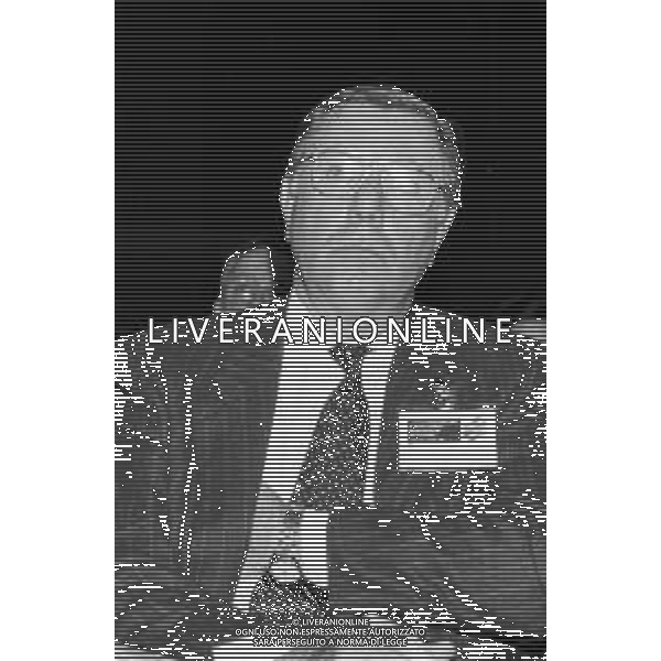 REPERTORIO SERGIO PININFARINA IMPRENDITORE PRESIDENTE CONFINDUSTRIA NELLA FOTO CON A PARMA MARZO 1990 ©Archivio Giovanni Liverani/AGENZIA ALDO LIVERANI SAS