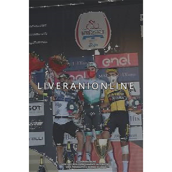 07-10-2021 Giro Del Piemonte; 2021, Bora - Hansgrohe; 2021, Qhubeka - Nexthash; 2021, Jumbo - Visma; Walls, Matthew; Nizzolo, Giacomo; Kooij, Olav; Borgosesia; ©SIROTTI/AGENZIA ALDO LIVERANI SAS