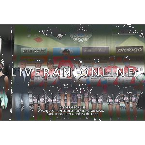09-10-2021 Giro Di Lombardia; 2021, Androni Giocattoli - Sidermec; Cepeda, Jefferson; Savio, Gianni; Bergamo; ©SIROTTI/AG. ALDO LIVERANI SAS