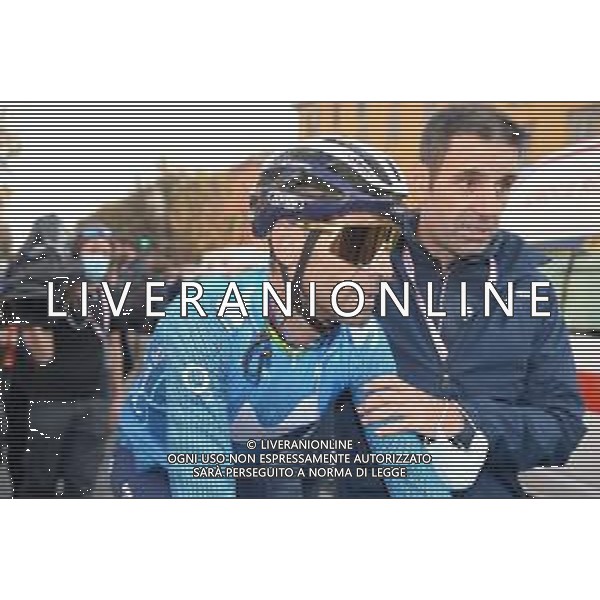 09-10-2021 Giro Di Lombardia; 2021, Movistar; Valverde, Alejandro; Vila Errandonea, Patxi Xabier Francisco; Bergamo; ©SIROTTI/AG. ALDO LIVERANI SAS