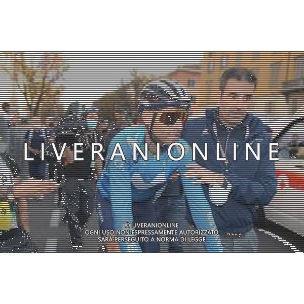 09-10-2021 Giro Di Lombardia; 2021, Movistar; Valverde, Alejandro; Vila Errandonea, Patxi Xabier Francisco; Bergamo; ©SIROTTI/AG. ALDO LIVERANI SAS