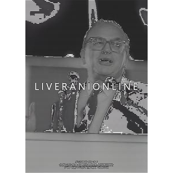 RETROSPETTIVA BETTINO CRAXI POLITICO NELLA FOTO BETTINO CRAXI A MILANO NELL\'ANNO 1989 AL CONGRESSO DEL PSI AG ALDO LIVERANI SAS 