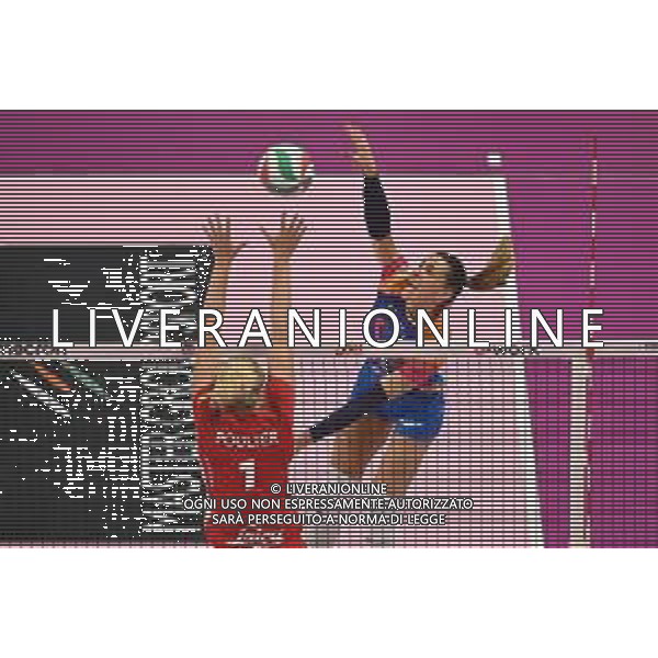 © TVRG Alessia Gennari (Monza) Unet E-Work Busto Arsizio vs Vero Volley Monza Campionato Serie A1 femminile - 1a giornata Busto Arsizio (VA) 09-10-2021 E-Work Arena foto Roberto Garavaglia/ag. Aldo Liverani sas/AGENZIA ALDO LIVERANI SAS