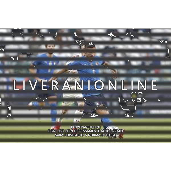 UEFA NATIONS LEAGUE 2021 ITALIA - BELGIO del 10/10/2021 - nella foto: Lorenzo Pellegrini (Italy) ©Claudio Zamagni/Agenzia Aldo Liverani s.a.s. during European UEFA Nations League 2021 soccer match between Italy and Belgium at Juventus Stadium in Turin on October 10 2021 photo credit by Claudio Zamagni/Aldo Liverani Photo Agency