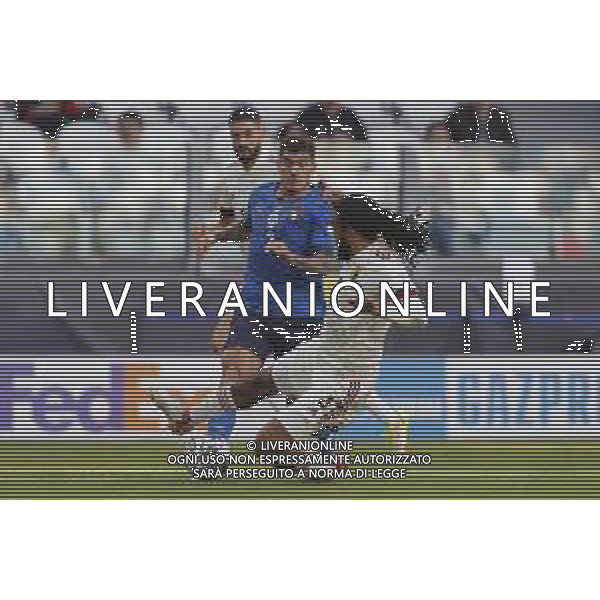 UEFA NATIONS LEAGUE 2021 ITALIA - BELGIO del 10/10/2021 - nella foto: Giovanni Di Lorenzo (Italy) ©Claudio Zamagni/Agenzia Aldo Liverani s.a.s. during European UEFA Nations League 2021 soccer match between Italy and Belgium at Juventus Stadium in Turin on October 10 2021 photo credit by Claudio Zamagni/Aldo Liverani Photo Agency