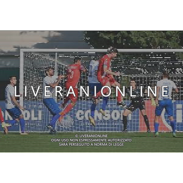 ¬© TVRG Lorenzo Saporetti (Pro Patria) segna il gol dell\'1 a 1 Pro Sesto vs Pro Patria Campionato Serie C girone A - 8a giornata Sesto San Giovanni (MI) 10-10-2021 Stadio Ernesto Breda foto Roberto Garavaglia/ag. Aldo Liverani sas/AGENZIA ALDO LIVERANI SAS