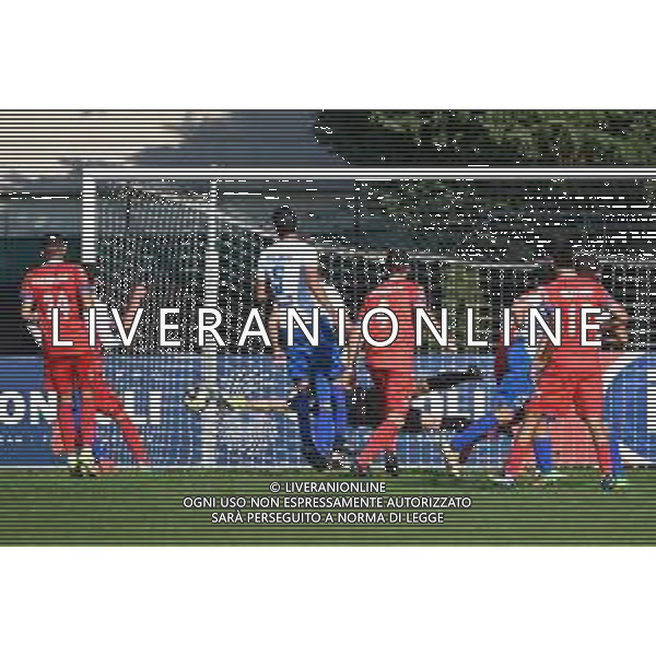 © TVRG Lorenzo Saporetti (Pro Patria) segna il gol dell\'1 a 1 Pro Sesto vs Pro Patria Campionato Serie C girone A - 8a giornata Sesto San Giovanni (MI) 10-10-2021 Stadio Ernesto Breda foto Roberto Garavaglia/ag. Aldo Liverani sas/AGENZIA ALDO LIVERANI SAS