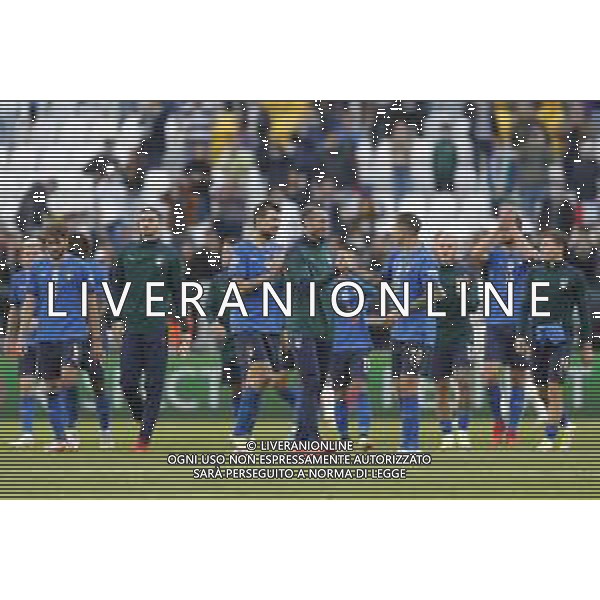 UEFA NATIONS LEAGUE 2021 ITALIA - BELGIO del 10/10/2021 - nella foto: Esultanza finale italia ©Claudio Zamagni/Agenzia Aldo Liverani s.a.s. during European UEFA Nations League 2021 soccer match between Italy and Belgium at Juventus Stadium in Turin on October 10 2021 photo credit by Claudio Zamagni/Aldo Liverani Photo Agency