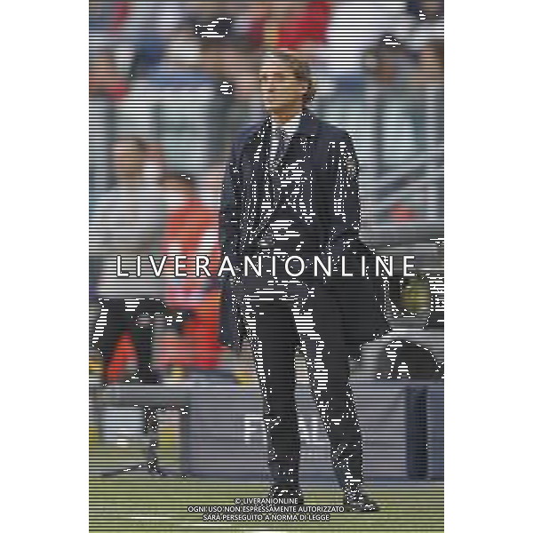 UEFA NATIONS LEAGUE 2021 ITALIA - BELGIO del 10/10/2021 - nella foto: Roberto Mancini Coach (Italy) ©Claudio Zamagni/Agenzia Aldo Liverani s.a.s. during European UEFA Nations League 2021 soccer match between Italy and Belgium at Juventus Stadium in Turin on October 10 2021 photo credit by Claudio Zamagni/Aldo Liverani Photo Agency