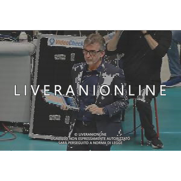 ¬© TVRG Massimo Eccheli allenatore Monza Vero Volley Monza vs Leo Shoes PerkinElmer Modena Campionato SuperLega Credem Banca - 1a giornata Monza 10-10-2021 Arena di Monza foto Roberto Garavaglia/ag. Aldo Liverani sas/AGENZIA ALDO LIVERANI SAS