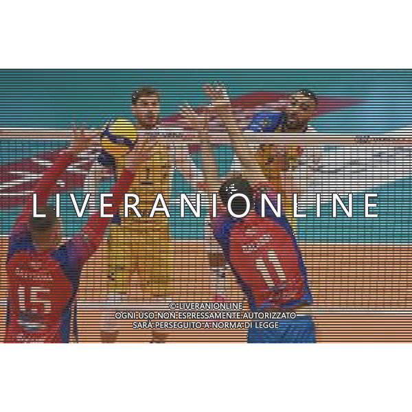 ¬© TVRG Earvin Ngapeth (Modena) Vero Volley Monza vs Leo Shoes PerkinElmer Modena Campionato SuperLega Credem Banca - 1a giornata Monza 10-10-2021 Arena di Monza foto Roberto Garavaglia/ag. Aldo Liverani sas/AGENZIA ALDO LIVERANI SAS