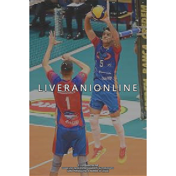 ¬© TVRG Santiago Orduna (Monza) Vero Volley Monza vs Leo Shoes PerkinElmer Modena Campionato SuperLega Credem Banca - 1a giornata Monza 10-10-2021 Arena di Monza foto Roberto Garavaglia/ag. Aldo Liverani sas/AGENZIA ALDO LIVERANI SAS