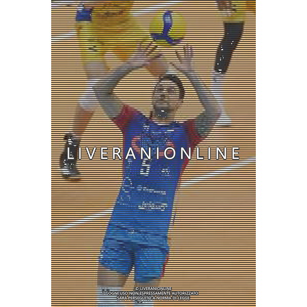 ¬© TVRG Santiago Orduna (Monza) Vero Volley Monza vs Leo Shoes PerkinElmer Modena Campionato SuperLega Credem Banca - 1a giornata Monza 10-10-2021 Arena di Monza foto Roberto Garavaglia/ag. Aldo Liverani sas/AGENZIA ALDO LIVERANI SAS