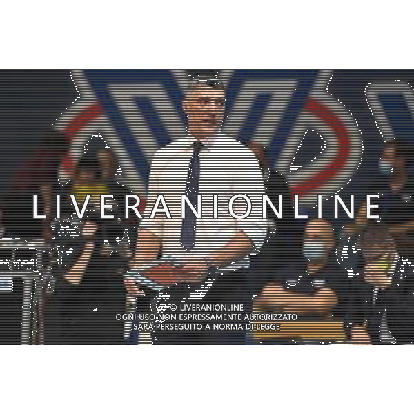 ¬© TVRG Andrea Giani allenatore Modena Vero Volley Monza vs Leo Shoes PerkinElmer Modena Campionato SuperLega Credem Banca - 1a giornata Monza 10-10-2021 Arena di Monza foto Roberto Garavaglia/ag. Aldo Liverani sas/AGENZIA ALDO LIVERANI SAS