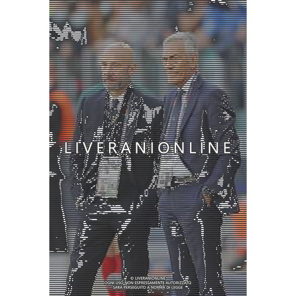 UEFA NATIONS LEAGUE 2021 ITALIA - BELGIO del 10/10/2021 - nella foto: gianluca vialli e gabriele gravina presidente della figc ©Claudio Zamagni/Agenzia Aldo Liverani s.a.s. gian luca vialli and gabriele gravina during European UEFA Nations League 2021 soccer match between Italy and Belgium at Juventus Stadium in Turin on October 10 2021 photo credit by Claudio Zamagni/Aldo Liverani Photo Agency/AGENZIA ALDO LIVERANI SAS