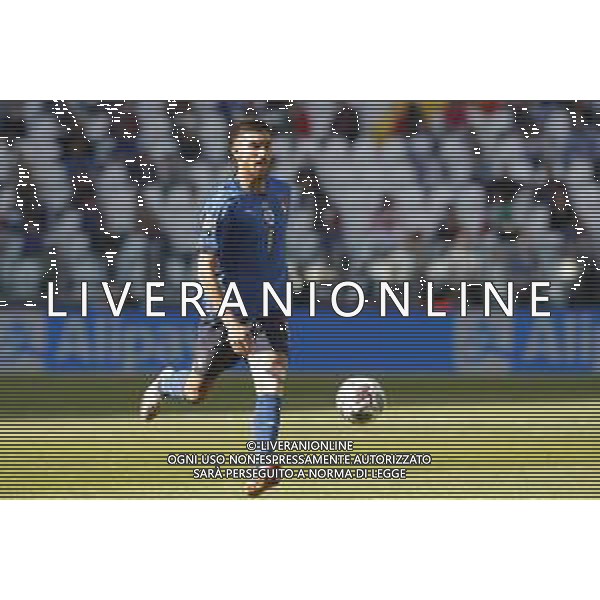 UEFA NATIONS LEAGUE 2021 ITALIA - BELGIO del 10/10/2021 - nella foto: Lorenzo Pellegrini (Italy) ©Claudio Zamagni/Agenzia Aldo Liverani s.a.s. Lorenzo Pellegrini (Italy) during European UEFA Nations League 2021 soccer match between Italy and Belgium at Juventus Stadium in Turin on October 10 2021 photo credit by Claudio Zamagni/Aldo Liverani Photo Agency/AGENZIA ALDO LIVERANI SAS